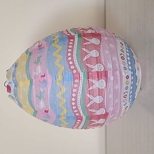 4 Pices Pretty Paper Egg Shaped Lanterns Easter Birthday Day & Baby Shower Decor